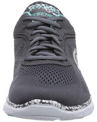 Baskets gris foncé Skechers