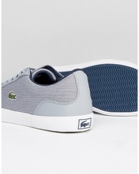 Baskets grises Lacoste