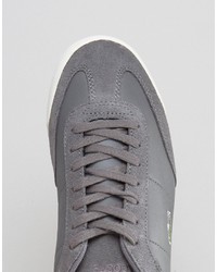 Baskets grises Lacoste