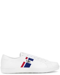 Baskets imprimées blanches Car Shoe