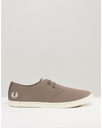 Baskets marron clair Fred Perry