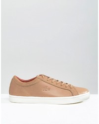 Baskets marron clair Lacoste