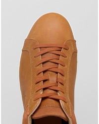 Baskets marron clair Lacoste