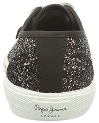 Baskets marron foncé Pepe Jeans