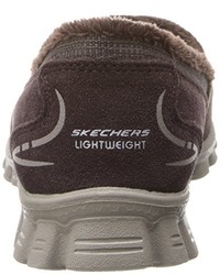 Baskets marron foncé Skechers