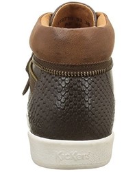 Baskets marron Kickers