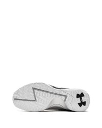 Baskets montantes argentées Under Armour