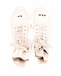 Baskets montantes beiges Rick Owens DRKSHDW