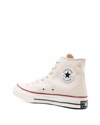 Baskets montantes beiges Converse