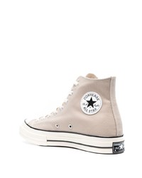 Baskets montantes beiges Converse