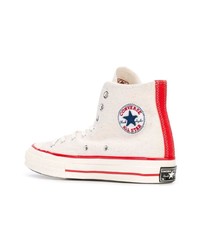 Baskets montantes beiges Converse