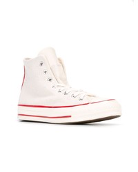 Baskets montantes beiges Converse