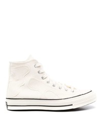 Baskets montantes beiges Converse