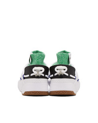 Baskets montantes blanc et vert Adidas Originals By Alexander Wang