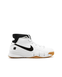 Baskets montantes blanches et noires Nike