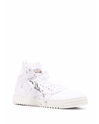 Baskets montantes blanches Off-White