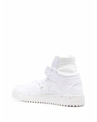 Baskets montantes blanches Off-White