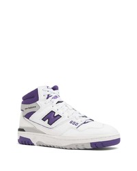 Baskets montantes blanches New Balance