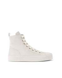 Baskets montantes blanches Ann Demeulemeester
