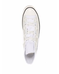 Baskets montantes blanches Converse