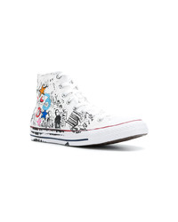 Baskets montantes blanches Converse