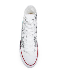 Baskets montantes blanches Converse