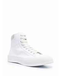 Baskets montantes blanches Alexander McQueen