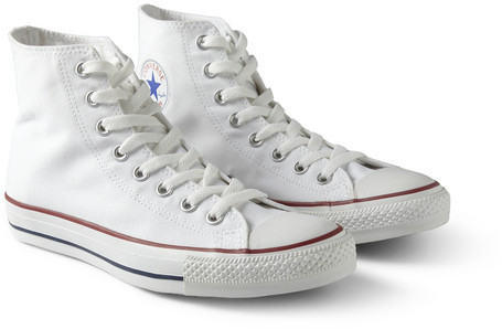 Converses sale blanches montantes