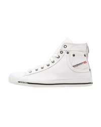 Baskets montantes blanches Diesel