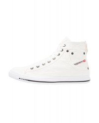 Baskets montantes blanches Diesel