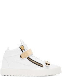 Baskets montantes blanches Giuseppe Zanotti