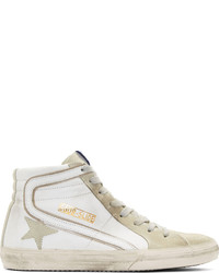 Baskets montantes blanches Golden Goose