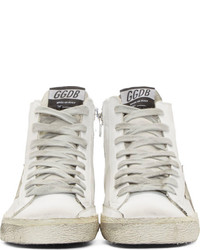 Baskets montantes blanches Golden Goose Deluxe Brand