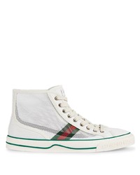 Baskets montantes blanches Gucci