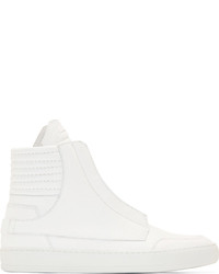 Baskets montantes blanches Helmut Lang