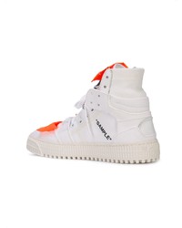 Baskets montantes blanches Off-White