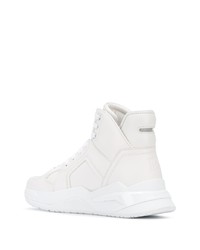 Baskets montantes blanches Balmain