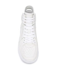 Baskets montantes blanches Balmain