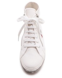 Baskets montantes blanches Superga