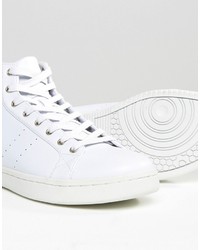 Baskets montantes blanches Asos