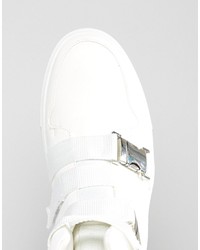 Baskets montantes blanches Asos