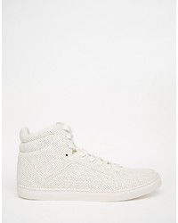 Baskets montantes blanches Asos