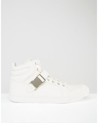 Baskets montantes blanches Asos