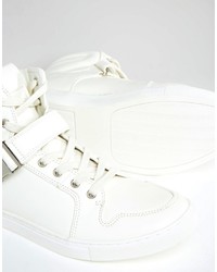 Baskets montantes blanches Asos