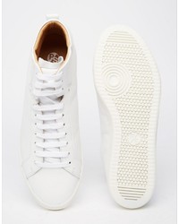 Baskets montantes blanches Paul Smith