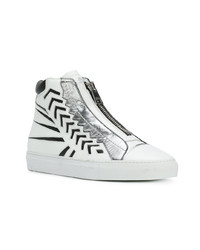 Baskets montantes blanches Just Cavalli