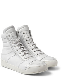 Baskets montantes blanches Balmain