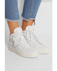 Baskets montantes blanches Giuseppe Zanotti