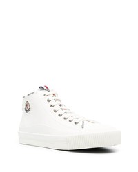 Baskets montantes blanches Moncler