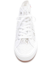 Baskets montantes blanches Superga